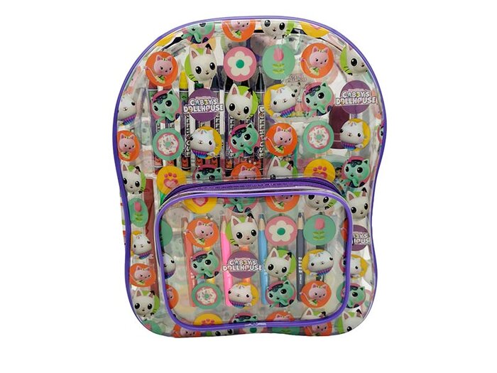 MOCHILA 42 PIEZAS GABBY'S DOLLHOUSE 30X20CM SET ACTIVIDADES