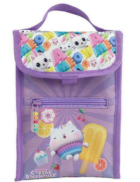 BOLSA DE MERIENDA GABBY'S DOLLHOUSE 17X10X27CM