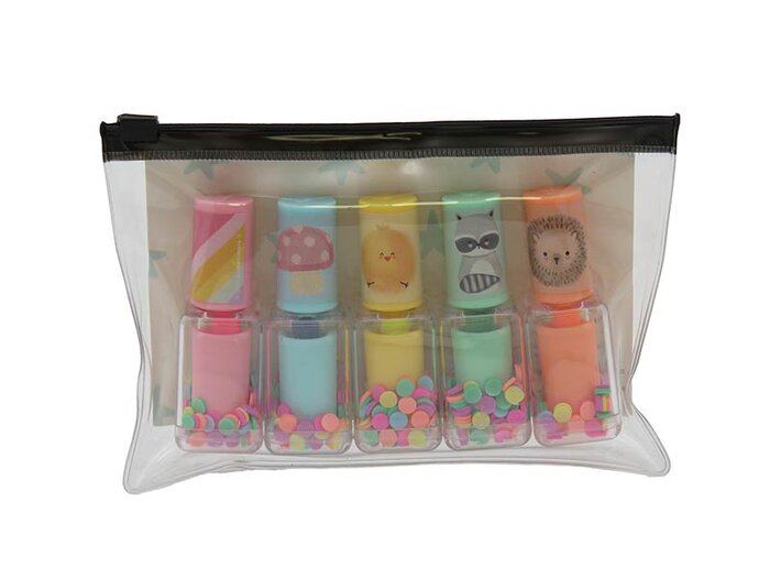 SET ROTU FLUOR FORMA PINTAU�AS KAWANIMALS BOSQUE COLLECTION