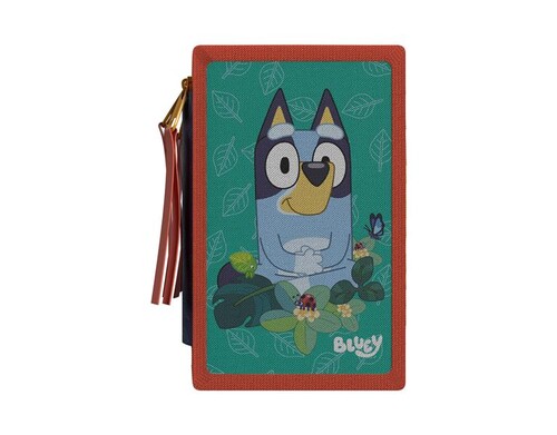 PLUMIER TRIPLE CON CONTENIDO BLUEY 20X7X16CM