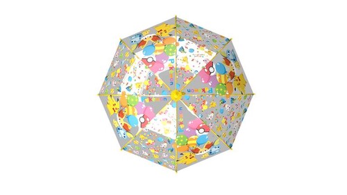 PARAGUAS MANUAL INFANTIL 48CM TRANSPARENTE POKEMON