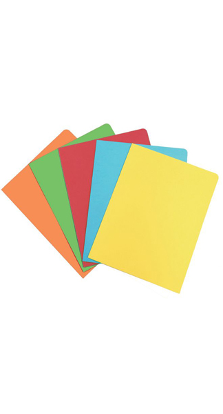SUBCARPETA FOLIO 180GR COLORES SURTIDOS - PACK 50U