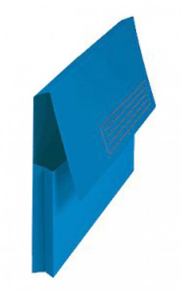 SUBCARPETA FOLIO POCKET AZUL 320GR PACK 25U CON BOLSA