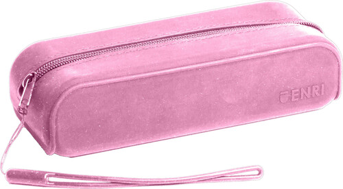 PORTATODO SILICONA ROSA C/ASA ENRI RECTANGULAR 19X5X7CM