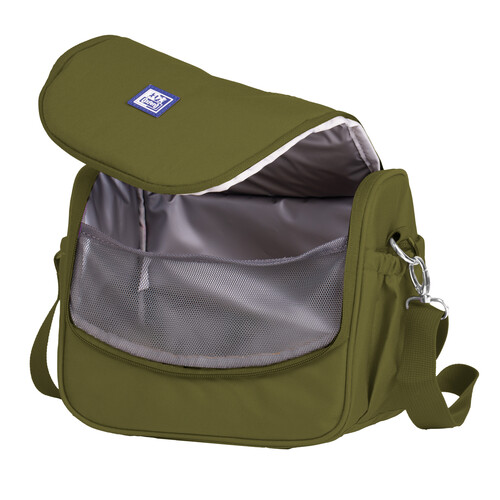 BOLSA ISOTERMICA VERDE SAFARI 4 COMP. B-FOODIE RPET 8L