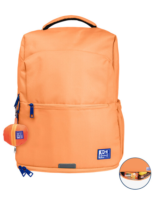 MOCHILA 13 COMP. MELOCOTON OXFORD B-OUT RPET 30L 42X30X15