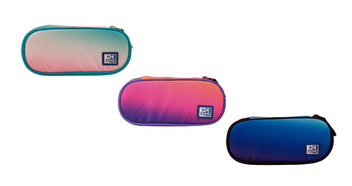 PORTATODO DOBLE RECT. 23X11X6CM GRADIENT SURTIDOS - PAQ. 3U