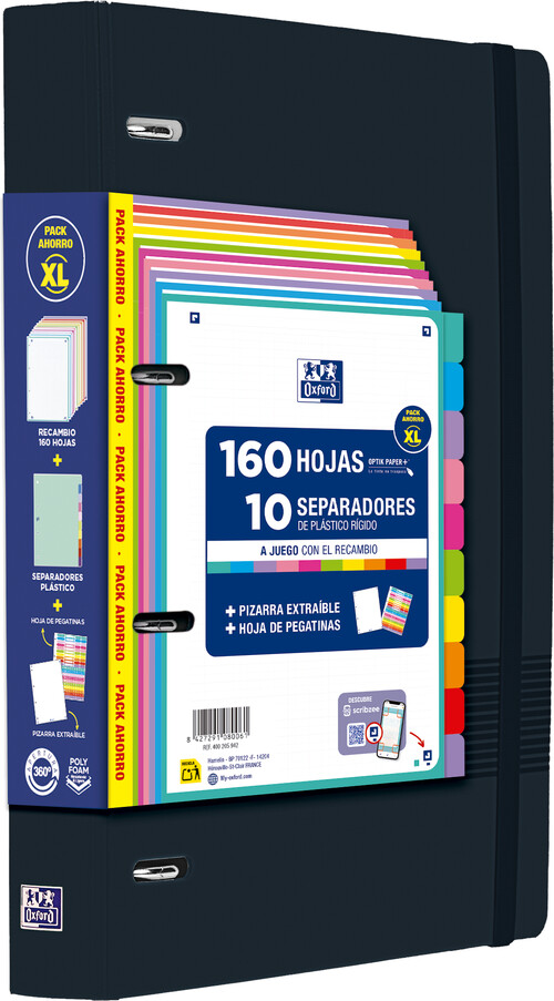 CARPEBLOCK XL A4+ 4A 35MM POLYFOAM LIVE&GO COLORES SURT.