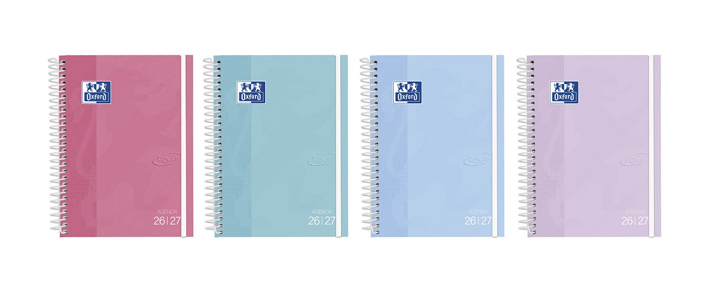 AGENDA ESCOLAR A6 SV 26-27 TOUCH PASTEL TAPA EXTRADURA