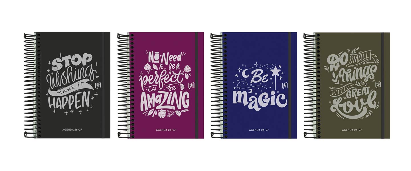 AGENDA ESCOLAR A6 DP 26-27 BE INSPIRED TAPA EXTRADURA