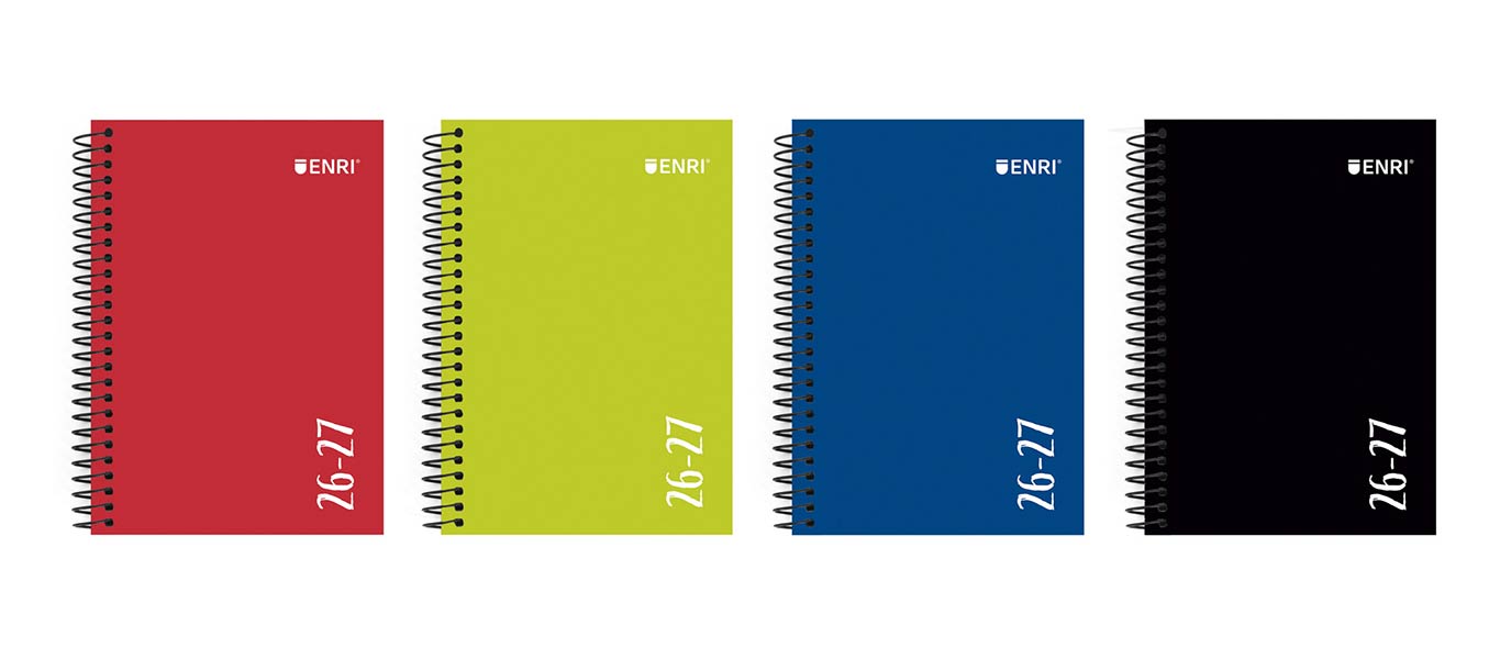 AGENDA ESCOLAR A6 DP 26-27 ENRI IDENTITY TAPA EXTRADURA