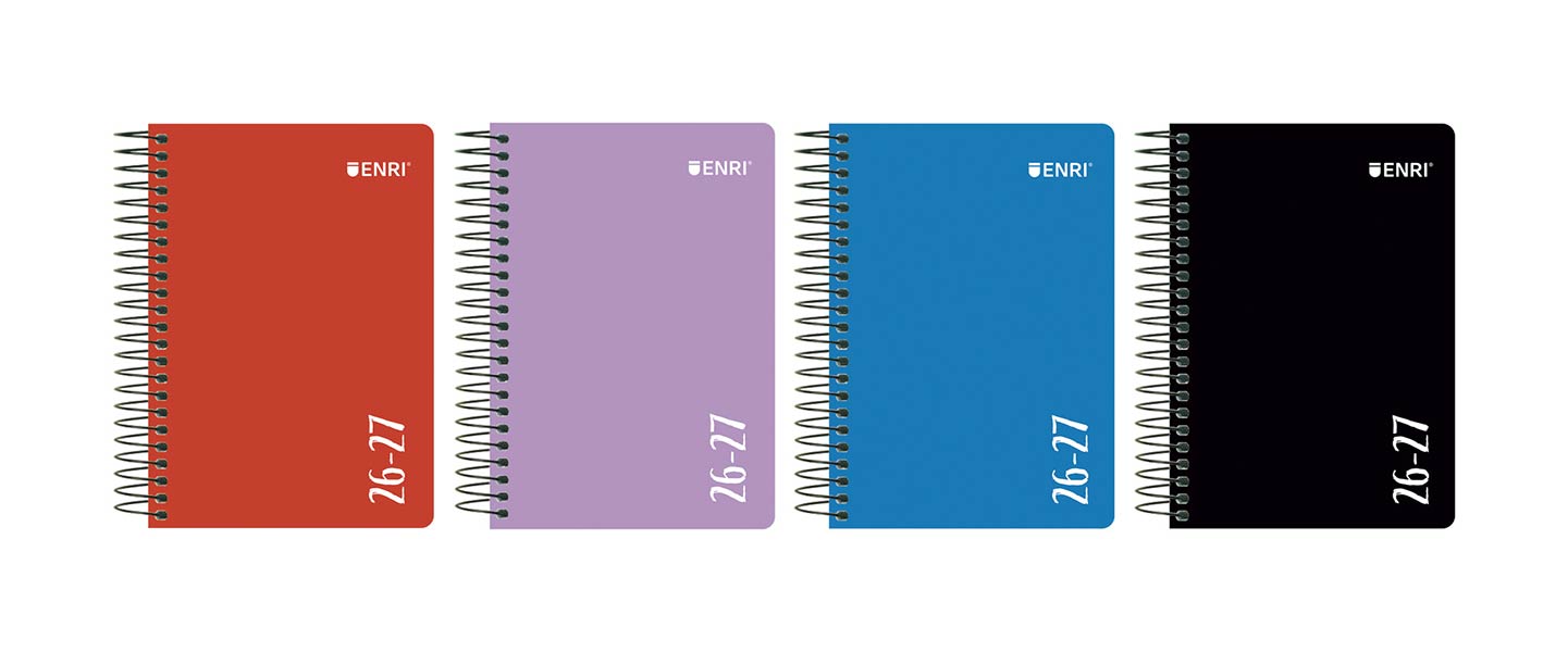 AGENDA ESCOLAR A6 DP 26-27 ENRI TEENS TAPA PLASTICO PP