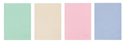 AGENDA A�O 2027 A5 DP MODERN PASTEL SURTIDO T. ACOLCHADA