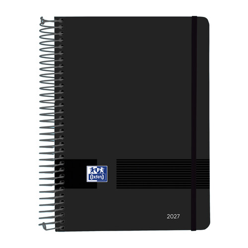 AGENDA A�O 2027 A5 DP LIVE & GO NEGRO TAPA PLASTICO