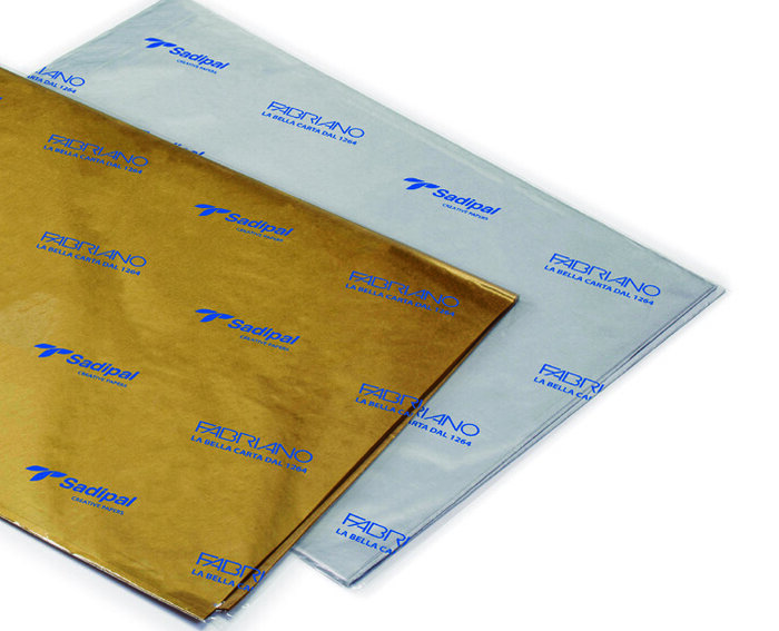 PAPEL SEDA PLATA - MANO 25 UNIDADES
