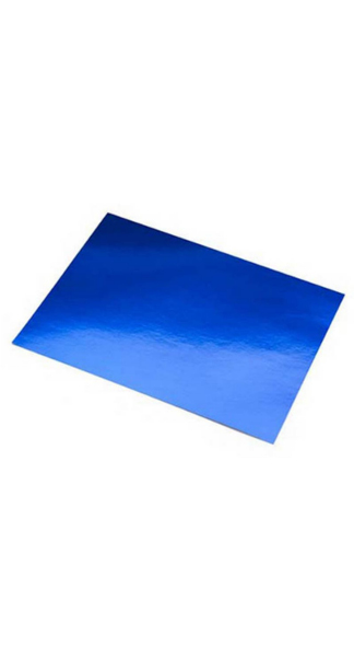 CARTULINA 50X65 AZUL METALIZADO 225 GR - PACK 10