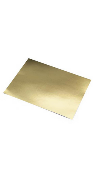 CARTULINA 50X65 ORO METALIZADO 225 GR - PACK 10