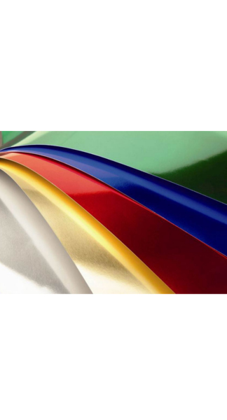 CARTULINA A4 METALIZADO 5 COLORES PACK 225 GR (ALUMINIO)