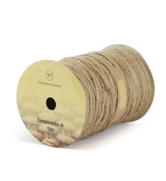 ROLLO 1,5MMX100M CORDON DE YUTE COLOR NATURAL