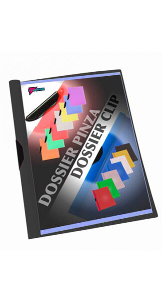 DOSSIER CLIP A4 NEGRO - CAJA 25