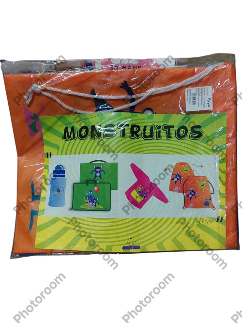 BOLSA MOCHILA MANOLITO/MANOLITA MONSTRUITOS-4U PACK