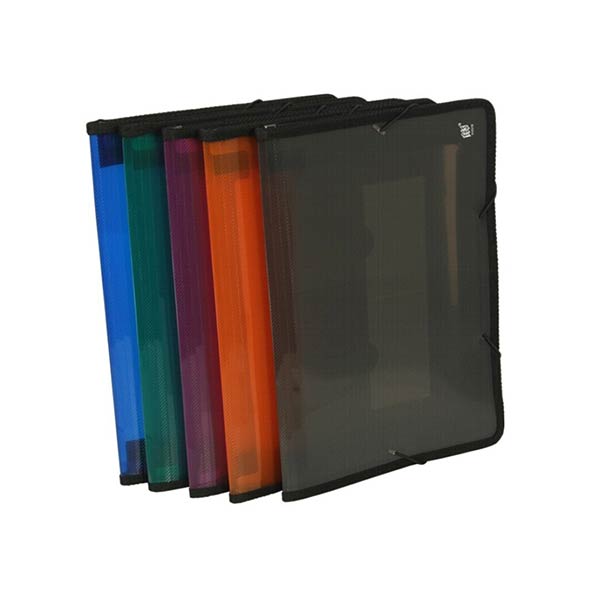 CARPETA GOMAS/BOLSA A4 PP COLORES SURTIDOS GALAXY