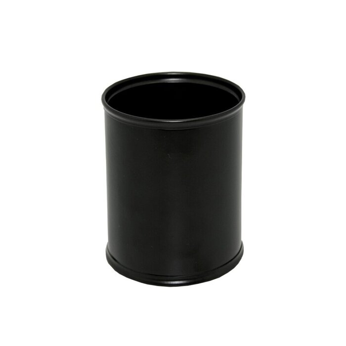 CUBILETE METAL REDONDO NEGRO BISMARK