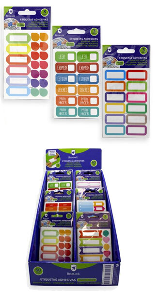 ETIQUETAS ADHESIVAS 8X16CM PARA ARCHIVO Y ESTUDIO