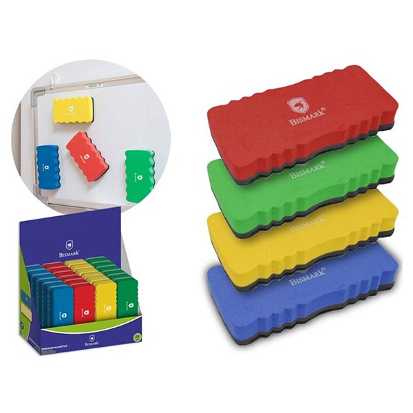 BORRADOR MAGNETICO PIZARRA COLORES SURTIDOS BISMARK-EXP. 24
