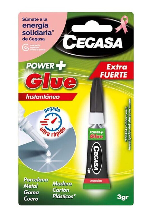 PEGAMENTO 3GR INSTANTANEO CEGASA POWER+ GLUE EXTRA FUERTE