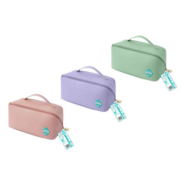 NECESER DE VIAJE CON ASA 23,5X12X12CM LAGART PASTEL