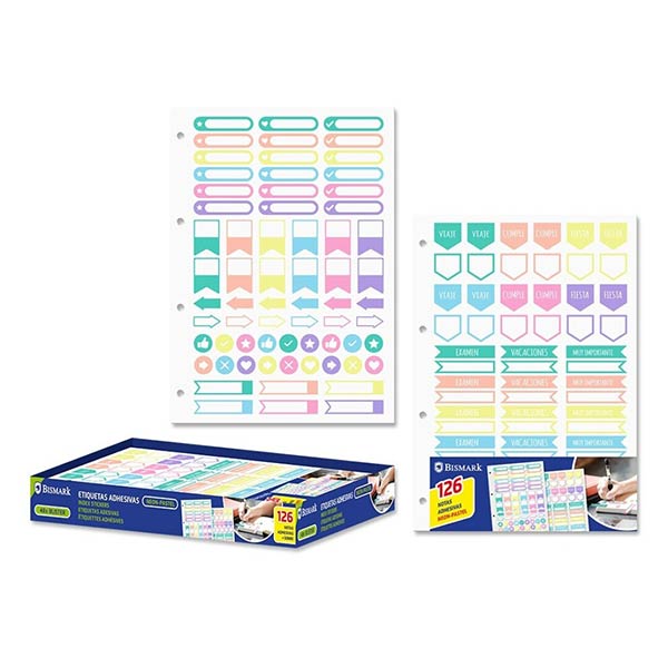 ETIQUETAS A4 PARA ESTUDIANTES Y OFICINA - CAJA 48 BLISTERS