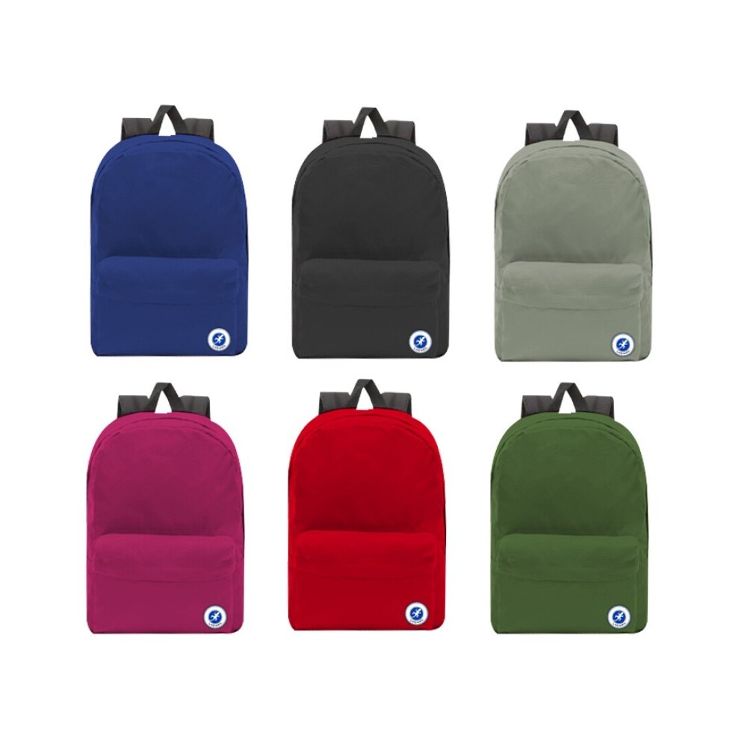 MOCHILA LAGART BASICA 29,5X39X11CM COLORES SURTIDOS