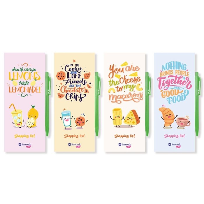 CUADERNO IMANTADO LISTA COMPRA CON BOLI MODELOS-6 MODELOS