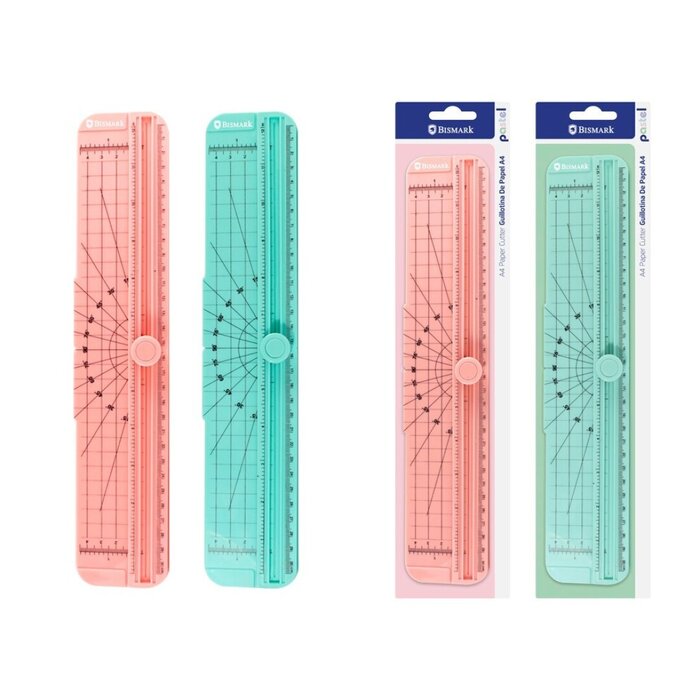 GUILLOTINA DE PAPEL A4 SOBREMESA PASTEL