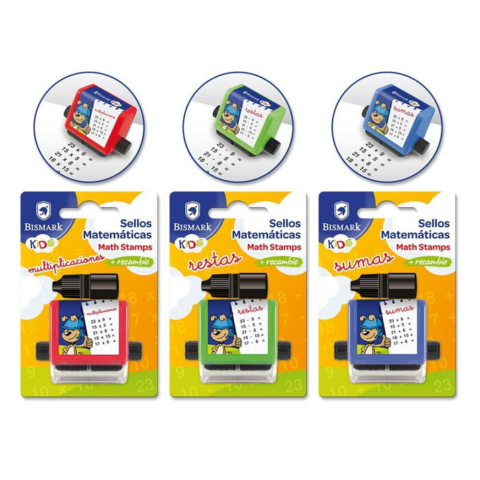 SELLOS MATEMATICAS: SUMA, RESTA O MULTIPLICACION + RECAMBIO