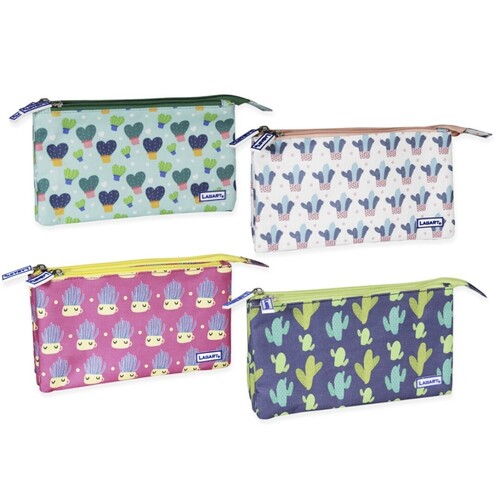 PORTATODO TRIPLE DISE�O CACTUS