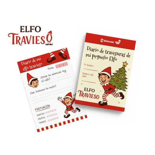 DIARIO TRAVESURAS A5 50H ENCOLADAS ELFO TRAVIESO