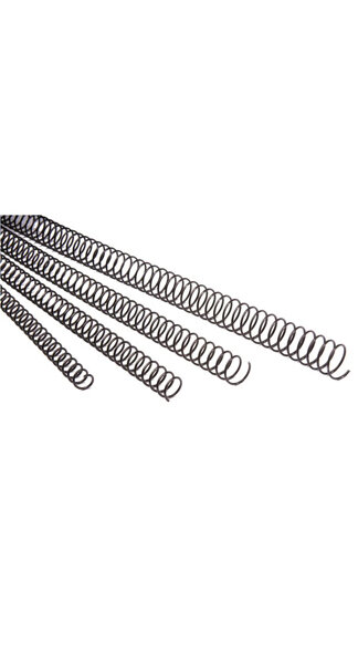 ESPIRAL METALICA 8MM DE PASO 64 100U CAJA ( 5:1 )