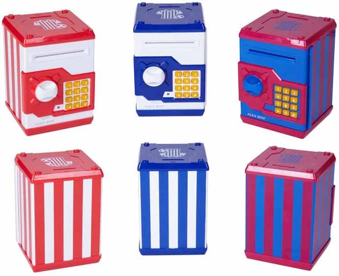 CAJA FUERTE HUCHA BILLETES COLORES NUEVOS