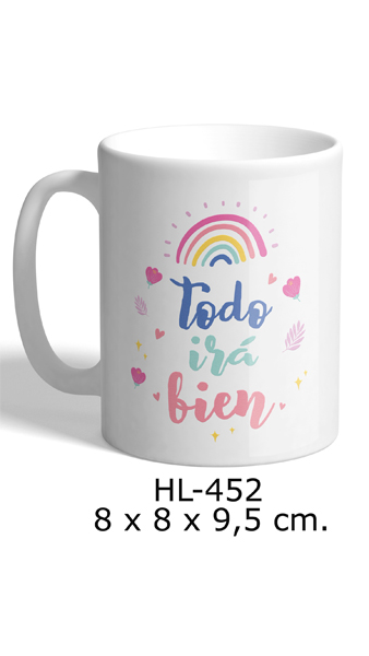 TAZA CERAMICA TODO IRA BIEN SUN COLORS