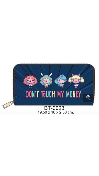 CARTERA RECTANGULAR KAWAI DOLLS 19,50X10X2,5CM