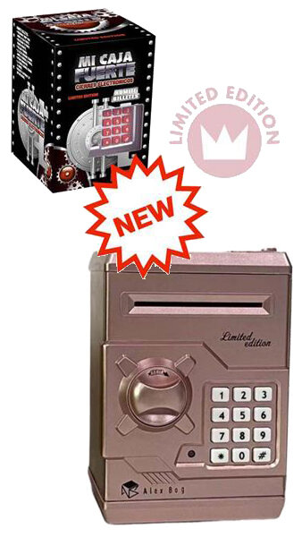 CAJA FUERTE HUCHA ROSA LIMITED EDITION (ROSE GOLD)-CAJA 20