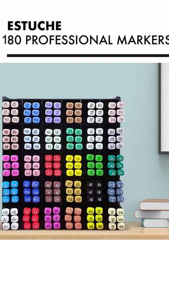 EXPOSITOR 180 ROTU DOBLE PUNTA PROFESSIONAL MARKERS