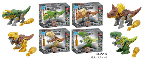 SET MONTAJE DINOSAURIO 4 MODELOS SURTIDOS