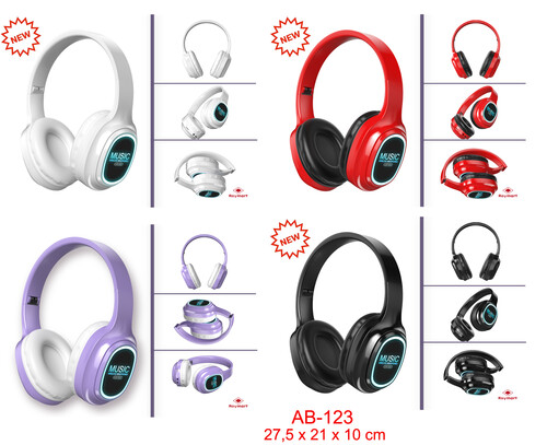 AURICULARES DIADEMA BLUETOOTH COLORES SURTIDOS CON LUZ