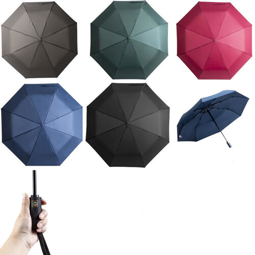 PARAGUAS AUTOMATICO PLEGABLE 6 COLORES CLASICOS