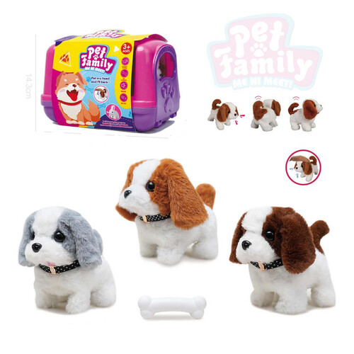 TRANSPORTIN PET FAMILY DOG CON SONIDO 3 MODELOS