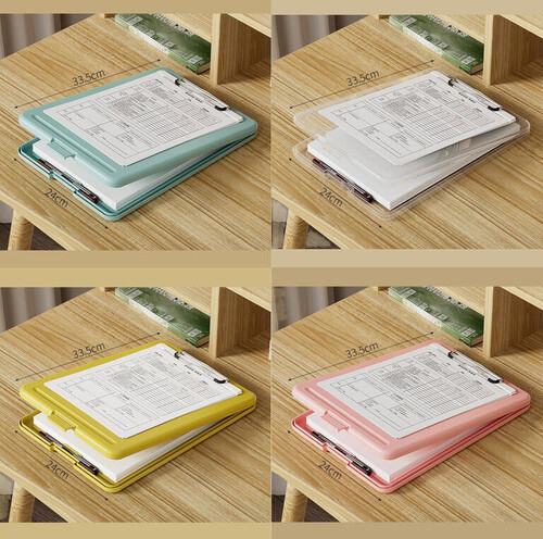 CARPETA BASE ESCRITURA CON CLIP 4 COLORES SURTIDOS