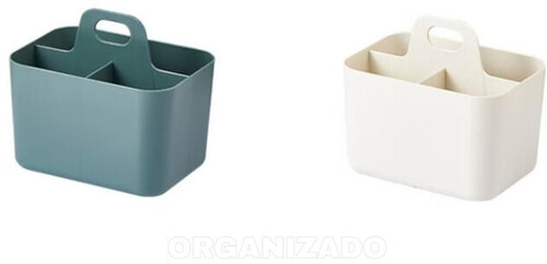 CAJA PORTATODO PEQUE�A 2 COLORES SURTIDO 15X11CM ESCRITORIO